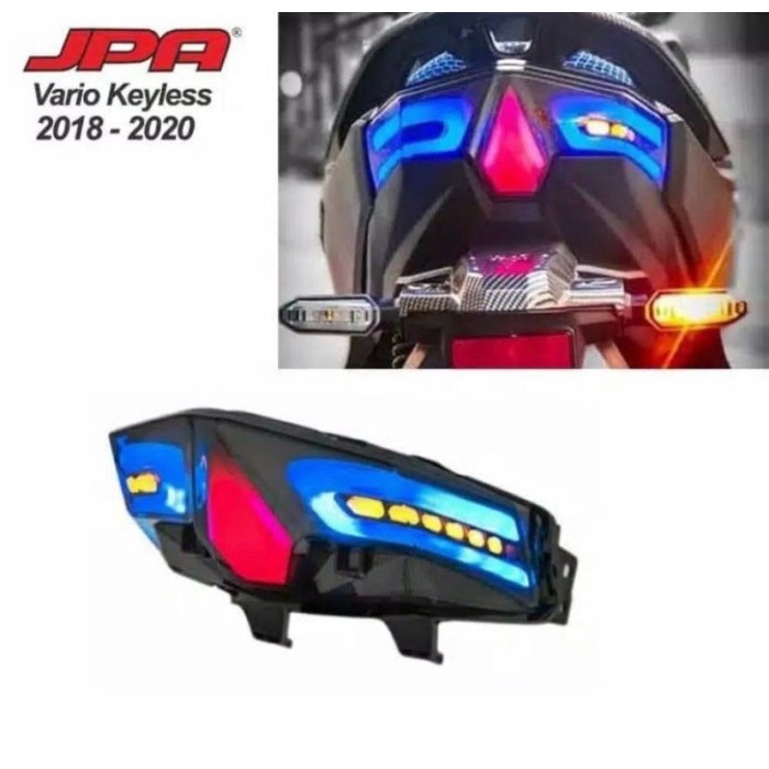 [Ori] Lampu Stop Led Vario New 2018 / Stoplamp Stop Lamp Biru Merah Diskon