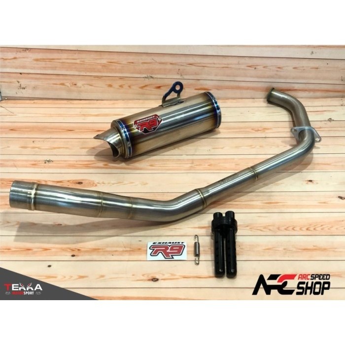 [Original] Knalpot R9 New Falcon Series Honda Pcx 150 New 2020 Terbaru