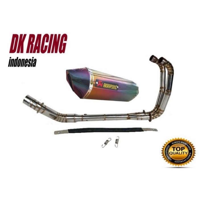 [Original] Knalpot Racing Kawasaki Ninja Karbu 250 Akrapovic Layang Limited