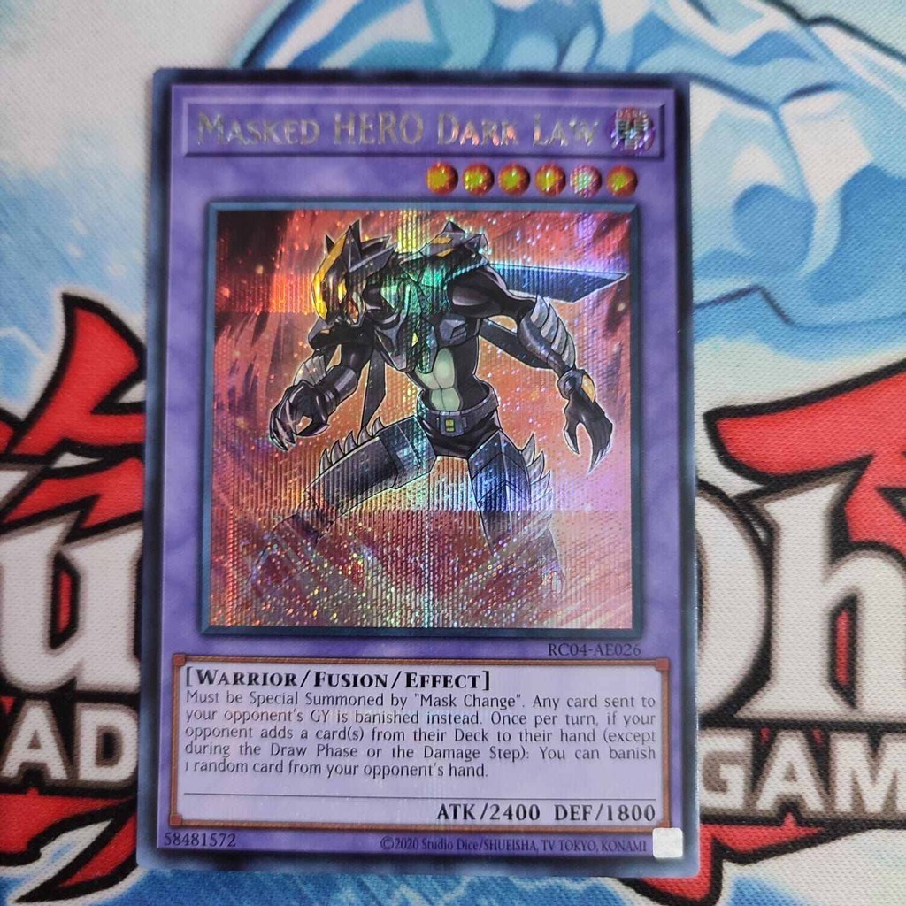 yugioh AE masked hero dark law RC04-AE026 SE original