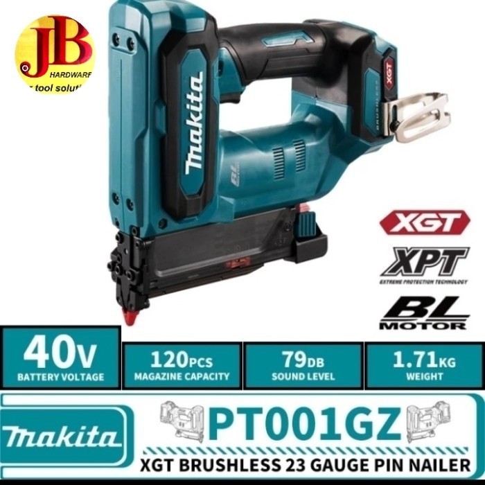 Makita PT001GZ Cordless Pin Nailer - Alat Tembak Paku