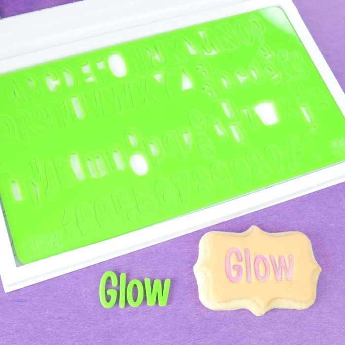 

[New Ori] Glow Medium Sweet Stamp Alphabet Stamp Cake Emboss Embosser Diskon
