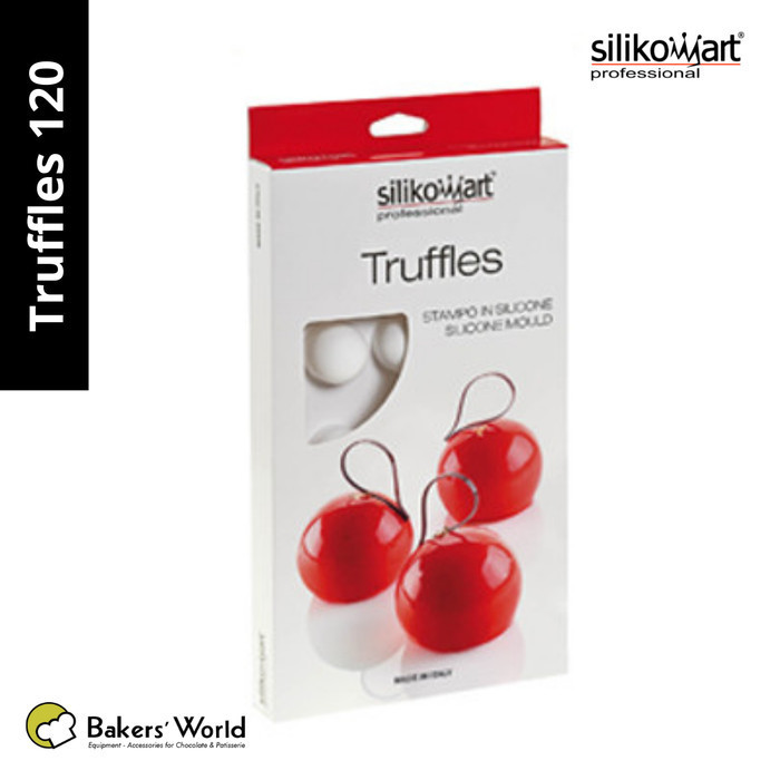 

[New Ori] Cetakan Silikon Bulat/Bola - Silikomart Truffles 120 Terbatas