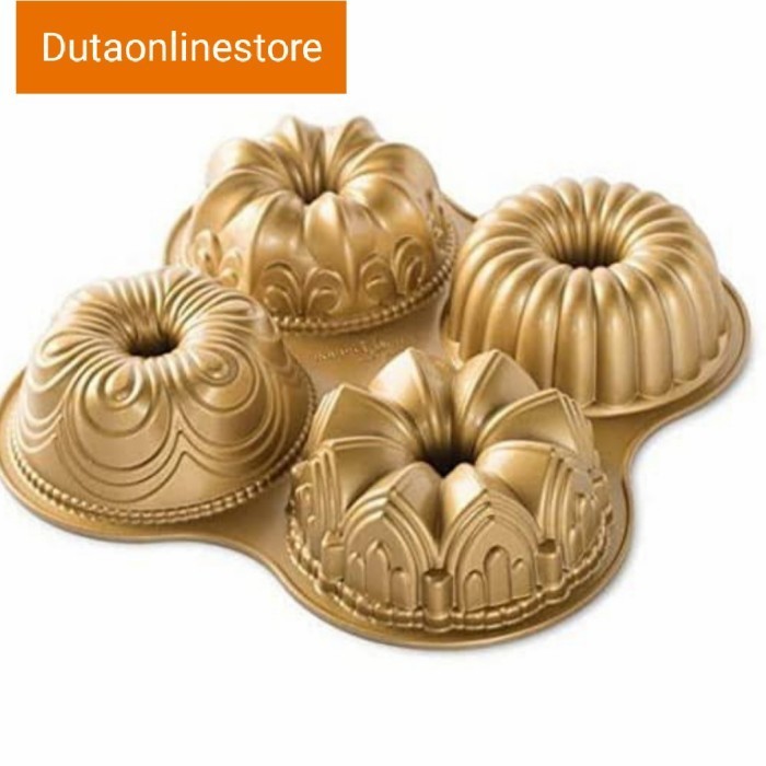 

[New Ori] Nordic Ware Bundt Quartet Pan -Original Usa Terbatas