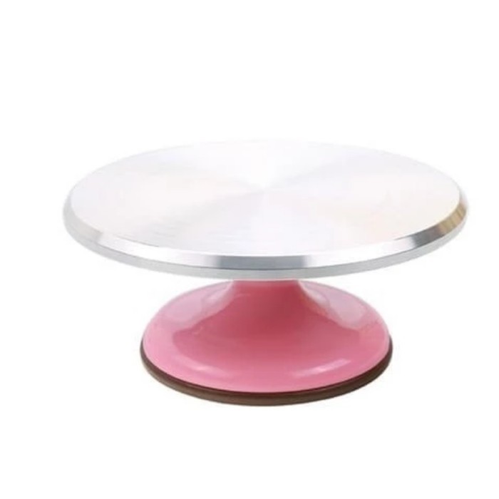 

[New Ori] Da4170 Meja Putar Kue Revolving Cake Stand Sanneng Taiwan Baby Pink Terbaru