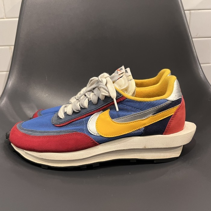 [New Ori] Nike Sacai Ld Waffle / Blue Red / 9.5 Us / Used Diskon
