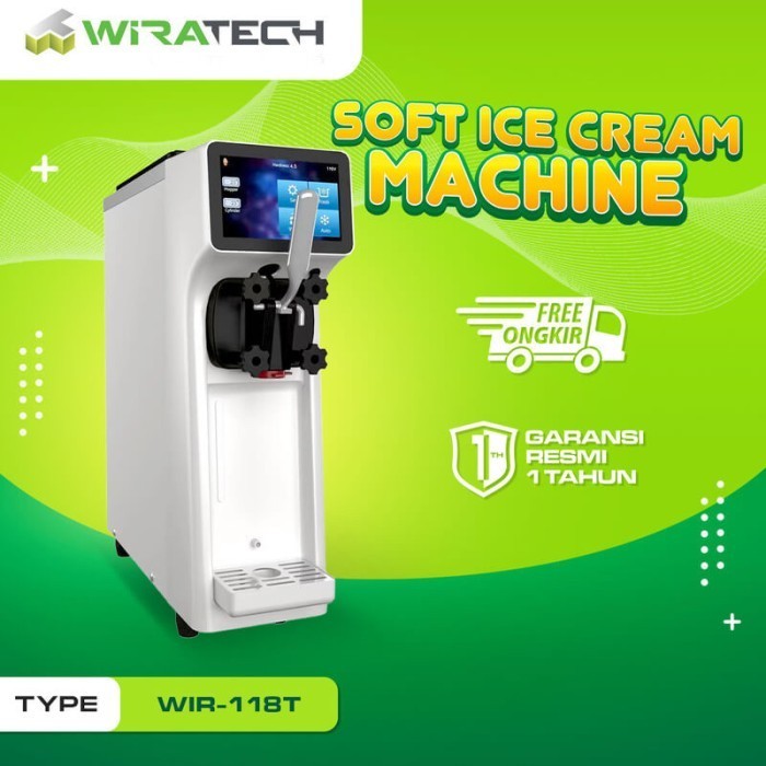 [New] Wirastar Soft Ice Cream Machine Wir-118T / Mesin Es Krim  1 Tuas  Terbaru