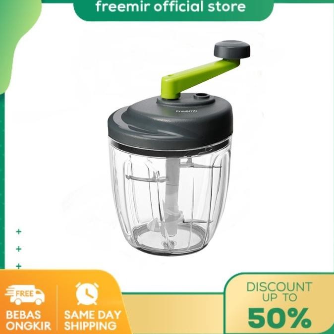 freemir Chopper Bumbu Manual Alat Penggiling Bawang Multifungsi