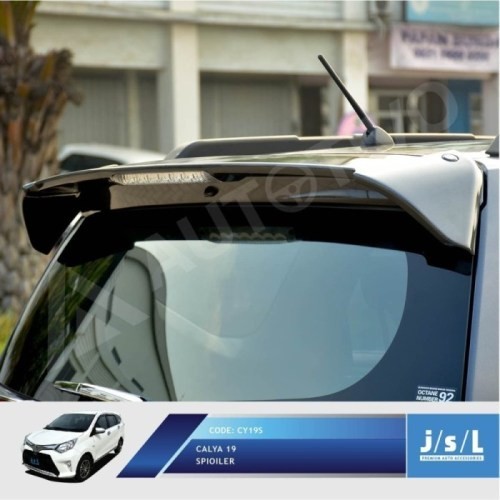 variasi spoiler bagasi belakang mobil toyota calya sigra 2019 warna