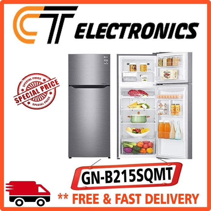 [Baru] Lg Gn-B215Sqmt Kulkas 2 Pintu Inverter Gnb215 215Sqmt Gnb215Sqmt Terbaru