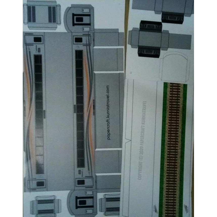 

Pola Papercraft Kereta Eksekutif Livery Stainless Steel Ombak Skala 87