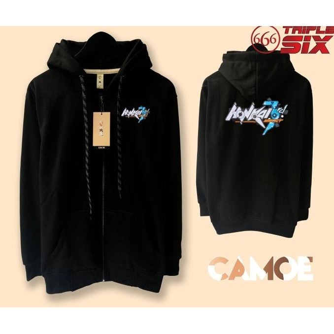 Jaket Hoodie Zipper Gaming Honkai Impact 3