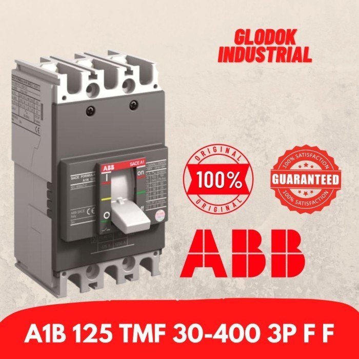 [New Ori] Abb Mccb 18Ka 30-400 Amp 3Pole A1B 125 Tmf 30-400 3P F F 1Sda066700R1 Diskon