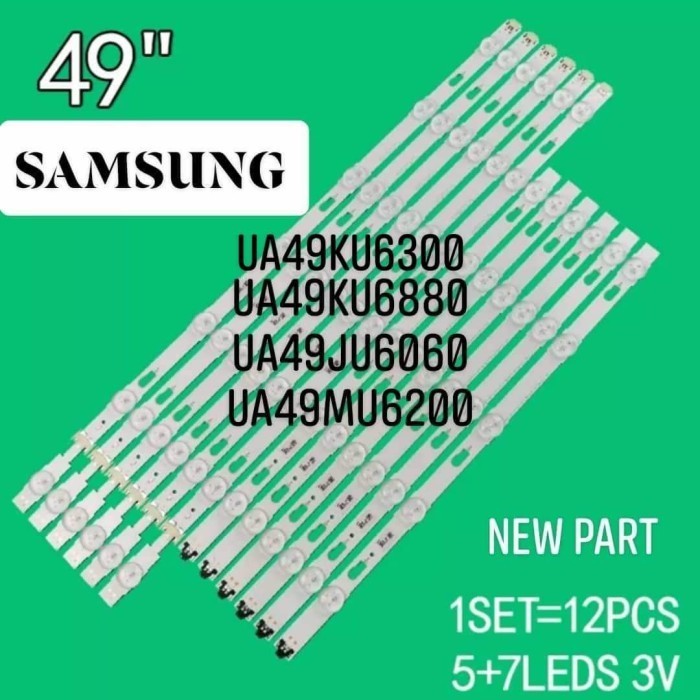 [New] Lampu Led Bl Backlight Samsung 49Ku6300 Ua49Ku6300 Ua49Ku6300K Terbaru