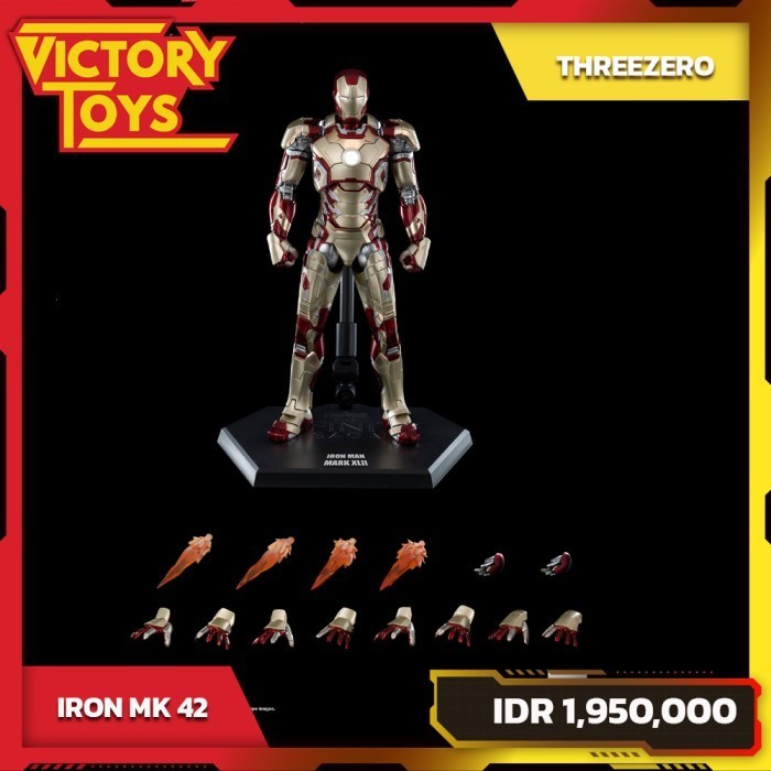 [Ori] Infinity Saga Dlx Iron Man Mark 42 By Threezero Terbaru