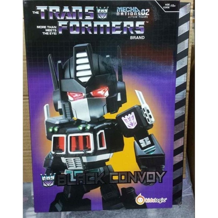 [Ori] Kids Logic Transformers Black Convoy Diskon