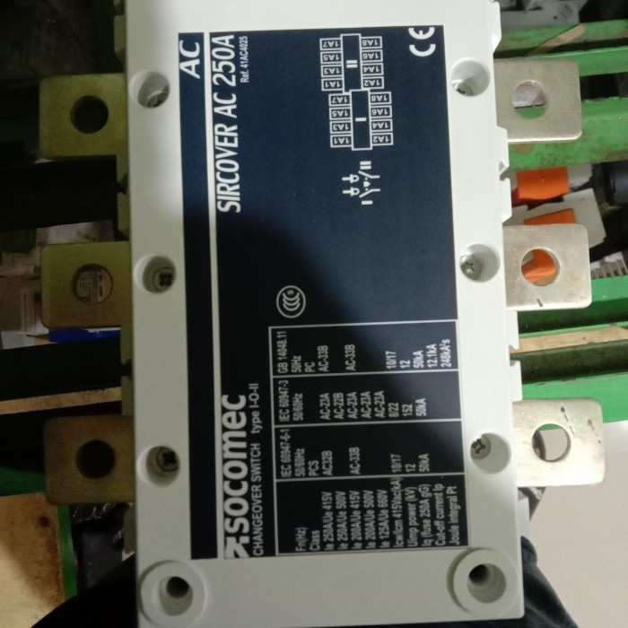 [New] Socomec Changeover Switc Sircover Ac 250A Diskon