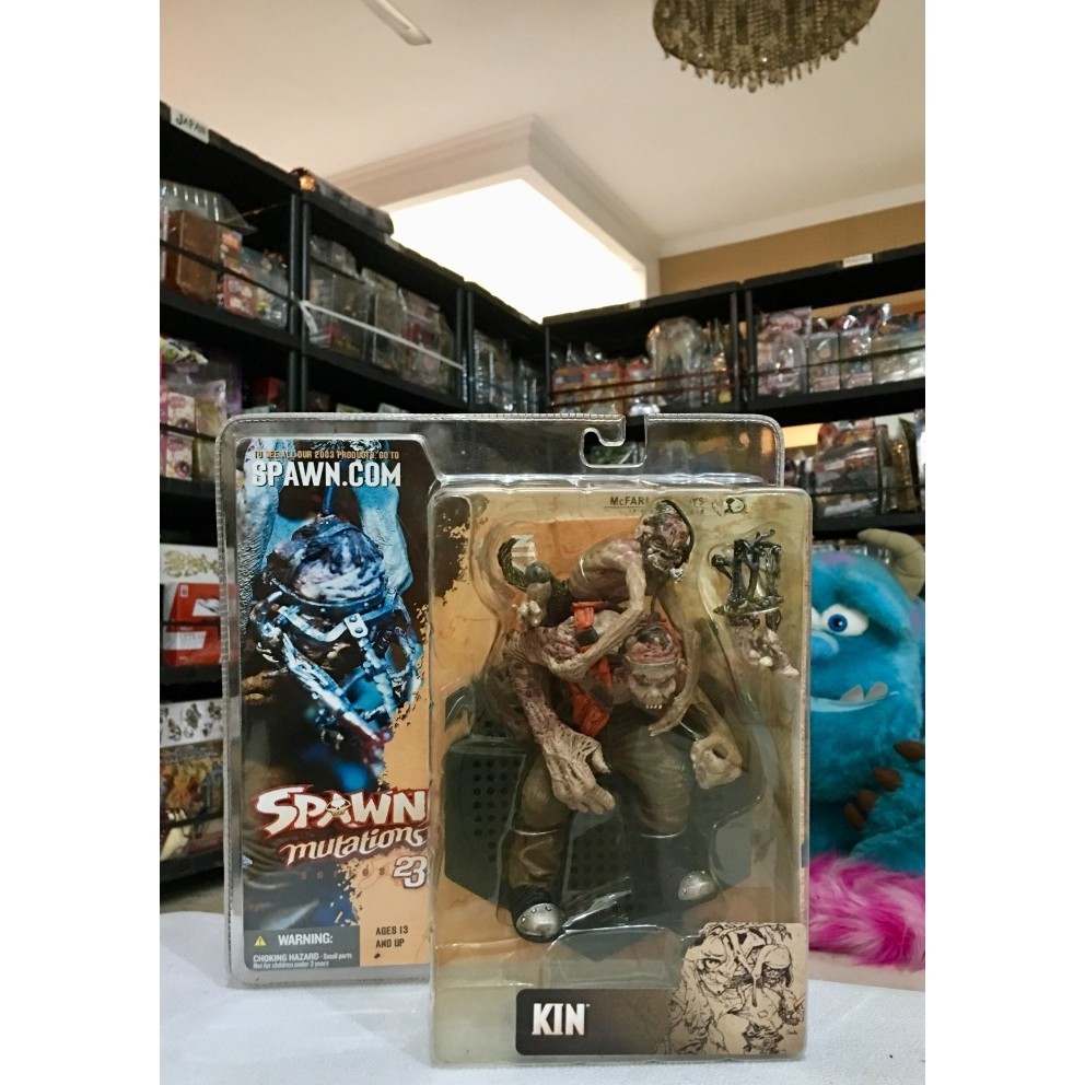 [Original] Spawn Mutations Kin Usa Card Asli/Ori Mcfarlane Figure Terbatas