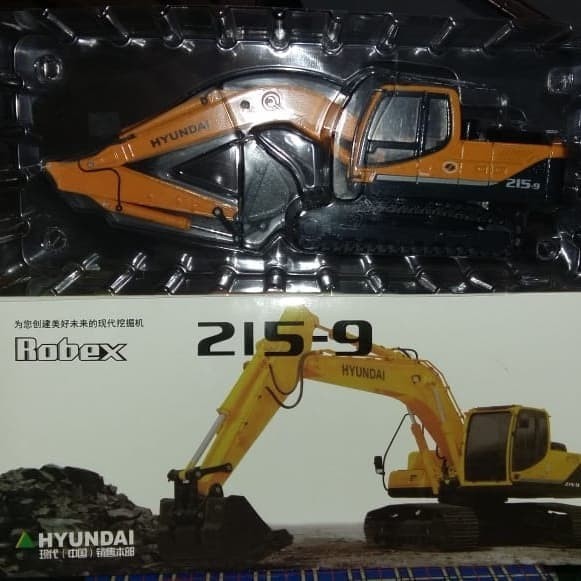 [Original] Miniatur Diecast Alat Berat Excavator Hyundai R215-9 Diskon