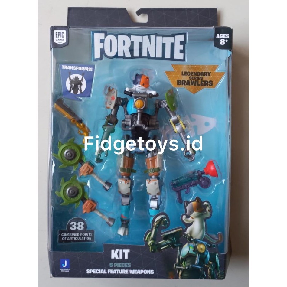 [Original] Fortnite Jazwares 7 Legendary Series Figure - Brawlers Kit Berkualitas