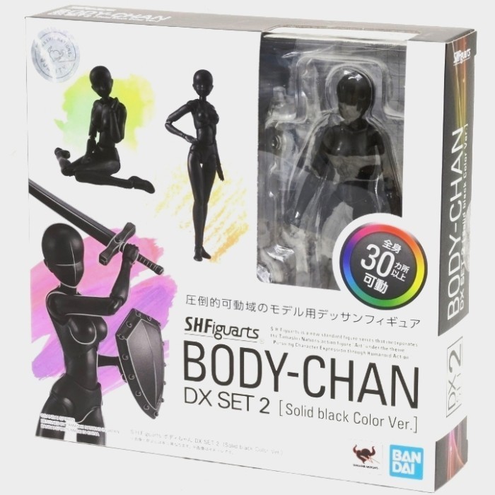 [Ori] Shf Body-Chan Dx Set 2 Solid Black Color Ver. Limited