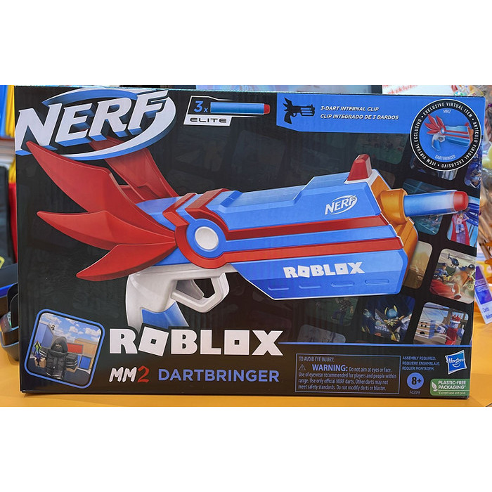✅Baru Sale Mainan: Nerf Roblox Mm2 Dartbringer Elite 3 Dart Original Hasbro Terbaru