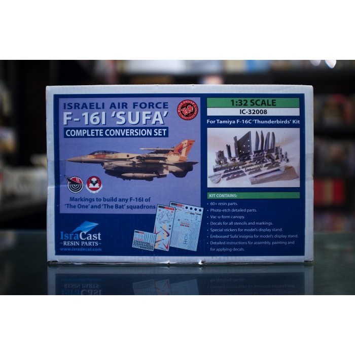 [Original] Isra Cast 32008 Israeli Air Force F16I Sufa 1:32 Tamiya Conversion Terbatas