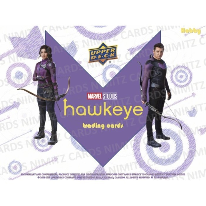 ✅Baru 2023 Upper Deck Marvel Studios Hawkeye Hobby Box Berkualitas