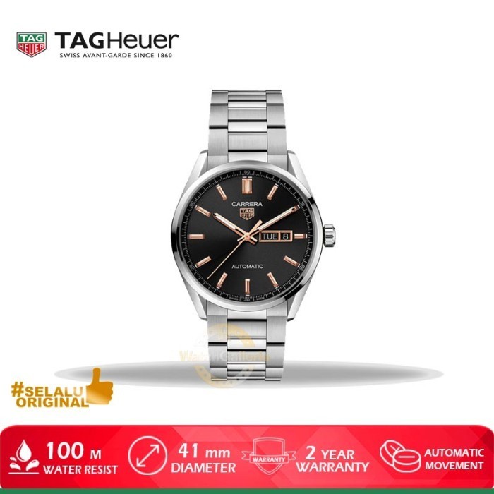 ✅New Tag Heuer Carrera Wbn2013.Ba0640 Automatic Black Dial Limited