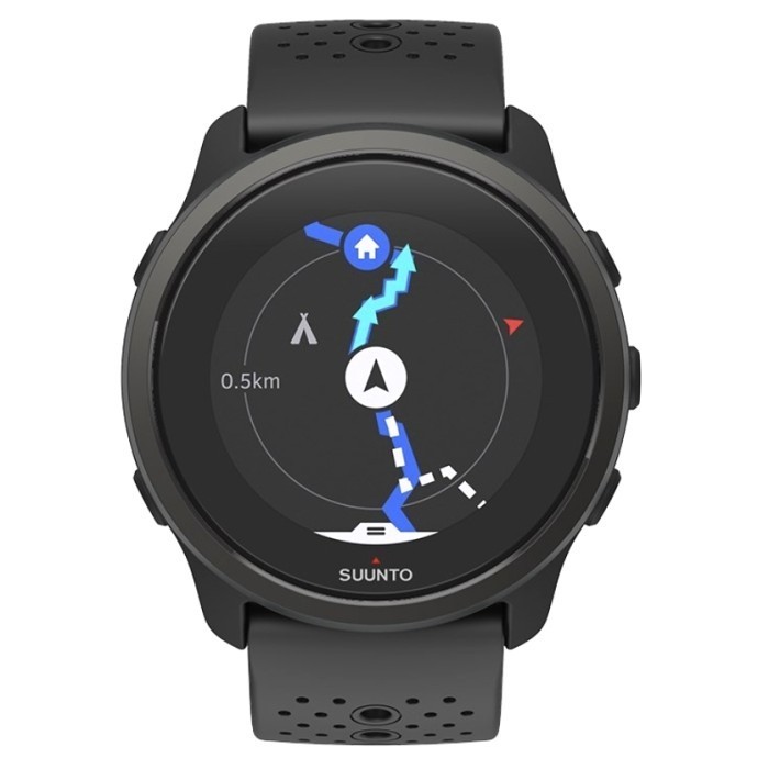 ✅New Suunto 5 Peak Ss050888000 All Black Lightweight Multisport Watch Diskon