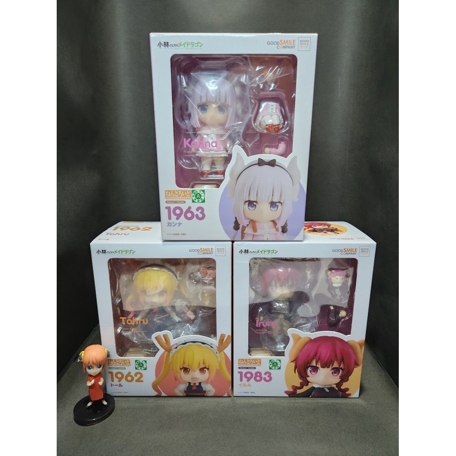 [Ori] Nendoroid Kobayashi-San Chi No Maid Dragon Set - Tohru Kanna Iruru Terbatas