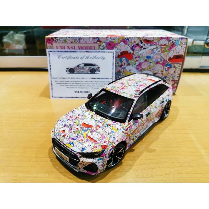 [Original] 18 Nsl Model Audi Rs6 Avant Takashi Murakami Tokyo Flower Diskon