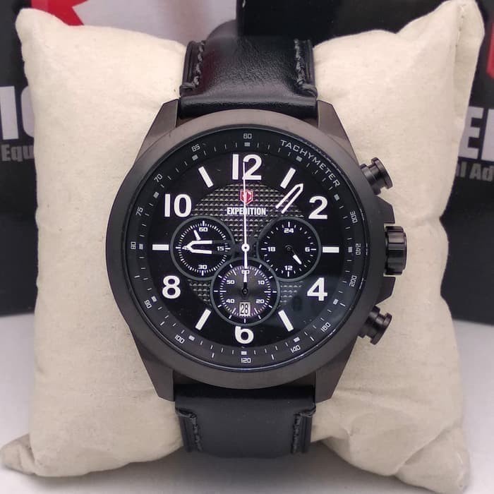 ✅New Jam Tangan Pria Expedition E6779 Full Black Original Terbaru