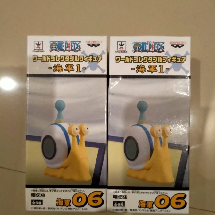 [Ori] One Piece World Collectable Figure Wcf Den Den Mushi Keong Marine Terbatas