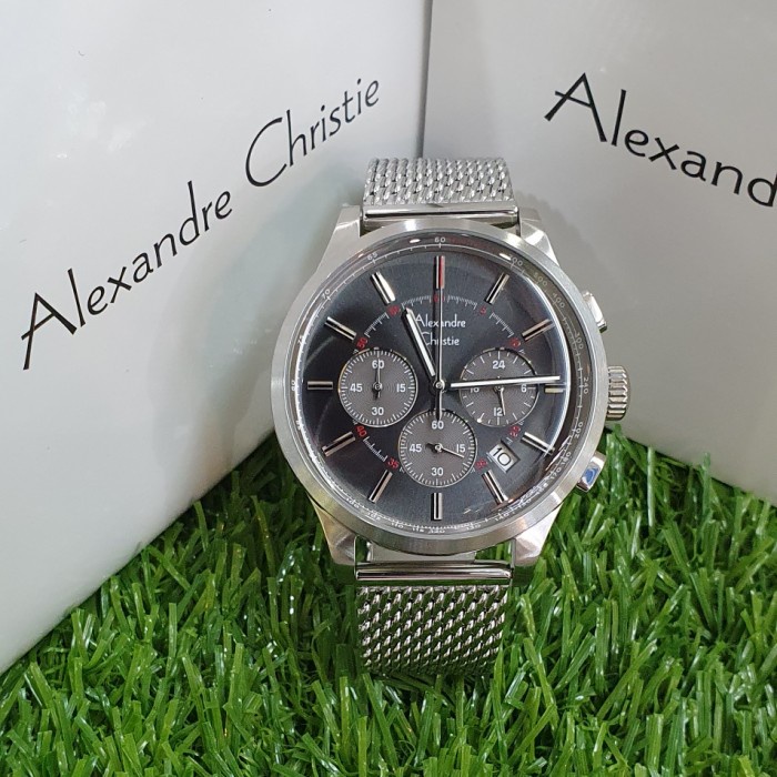 ✅New Ori Jam Tangan Pria Alexandre Christie Ac6574Mc Berkualitas