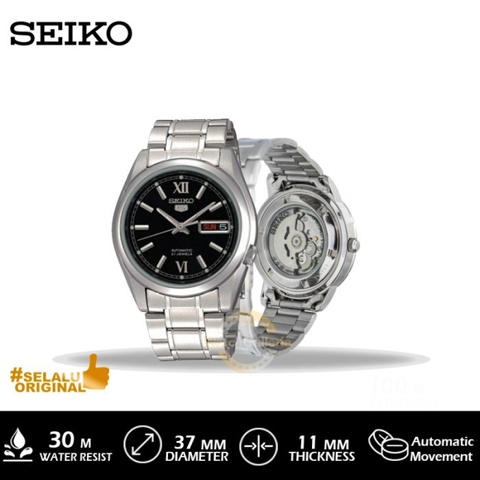 ✅New Ori Jam Tangan Pria Seiko 5 Snkl55K1 Snkl55 Original Murah Berkualitas