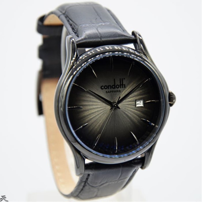 ✅New Ori Jam Tangan Pria Condotti Cn7117 Leather Kulit Original Murah Terbatas