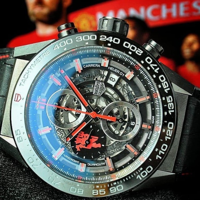 ✅Ori Tag Heuer Carrera Heuer01 Manchester United Terbaru