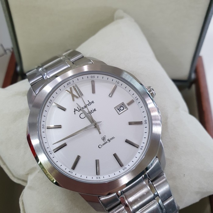 ✅New Ori Jam Tangan Pria Alexandre Christie Ac8619Md Terbaru