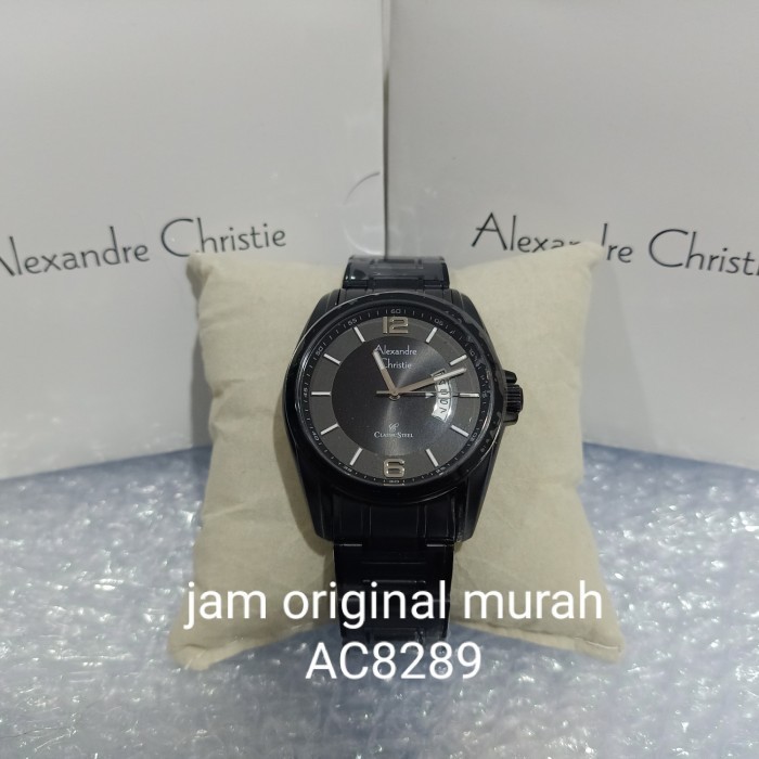 ✅New Ori Alexandre Christie Pria Ac8289 Ac 8289 Black Garansi Resmi Limited