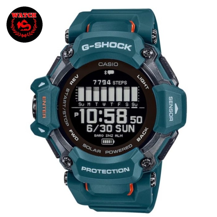 ✅New Ori Smart Watch Casio G-Shock Solar Gbd-H2000-2Dr Original 100 Casio Terbaru