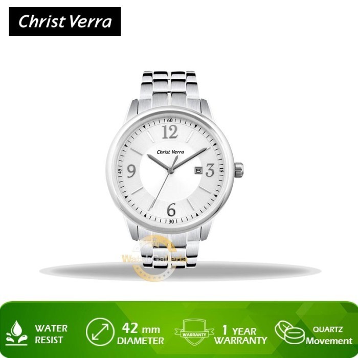 ✅Ori Jam Tangan Christ Verra Cv 72023L-11 Slv Original Murah Berkualitas