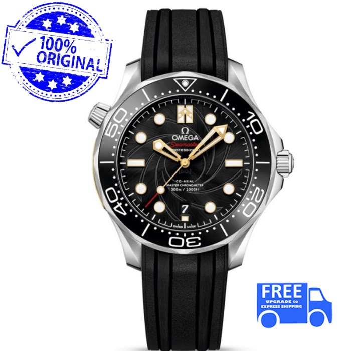 ✅Original Omega Seamaster Diver 300M 007 James Bond 42Mm Limited Terbatas