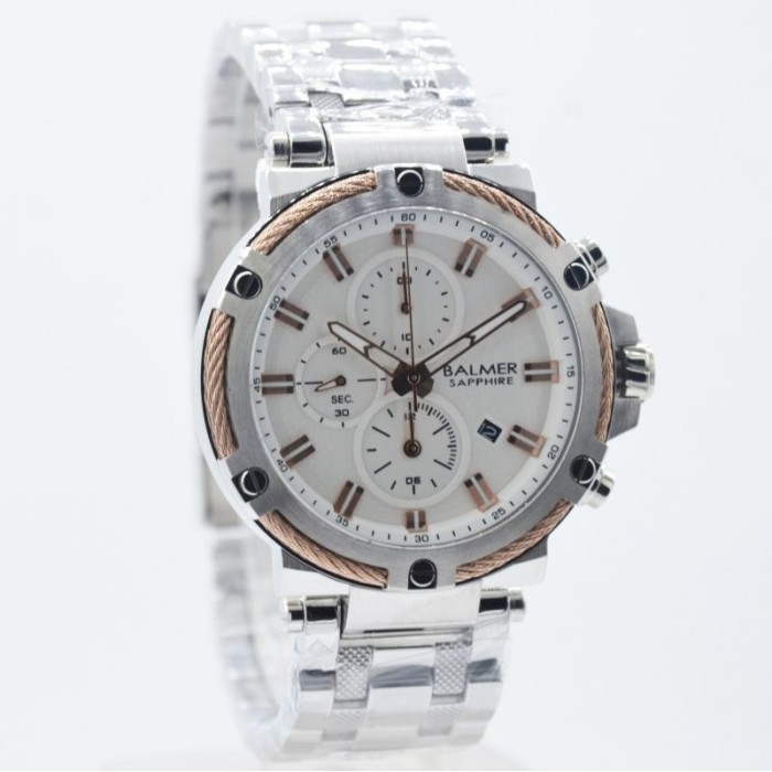 ✅Original Jam Tangan Pria Balmer 8153 Rantai Silver Original Berkualitas