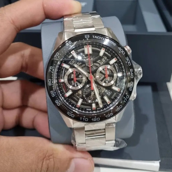 ✅Original Tag Heuer Carrera Heuer 02 Ceramic Skeleton Berkualitas