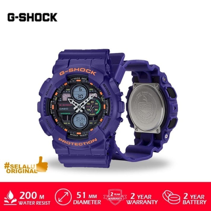 ✅Ready Casio G-Shock Ga-140-6Adr/Ga1406Adr/Ga-140 Original Terbaru