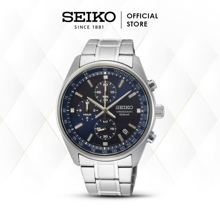 ✅Ready Jam Tangan Pria Seiko Chronograph Quartz Ssb377P1 Original Berkualitas