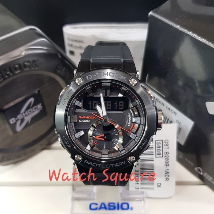 ✅Sale Jam Tangan Pria G-Shock Original Carbon G-Stell Gst-200B-1A 100 Ori Berkualitas
