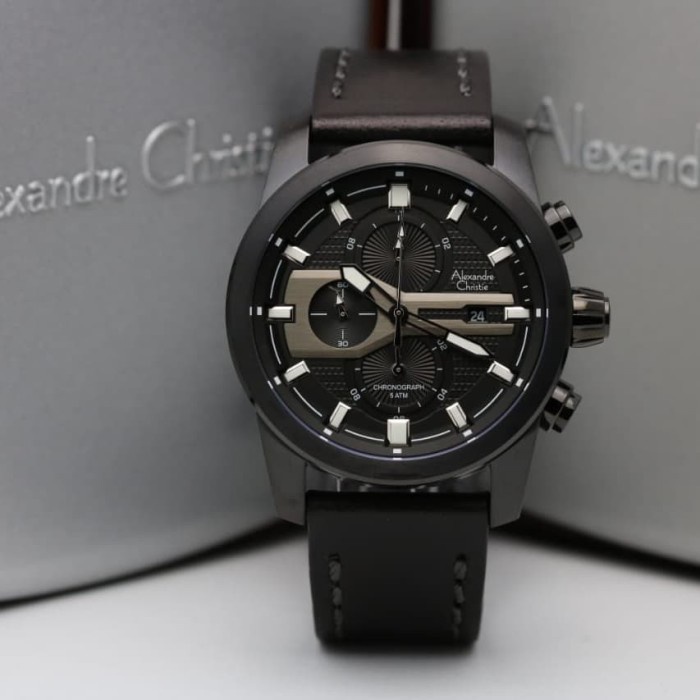 ✅Sale Jam Tangan Alexandre Christie Ac 6270 Ac6270 Full Black Terbaru