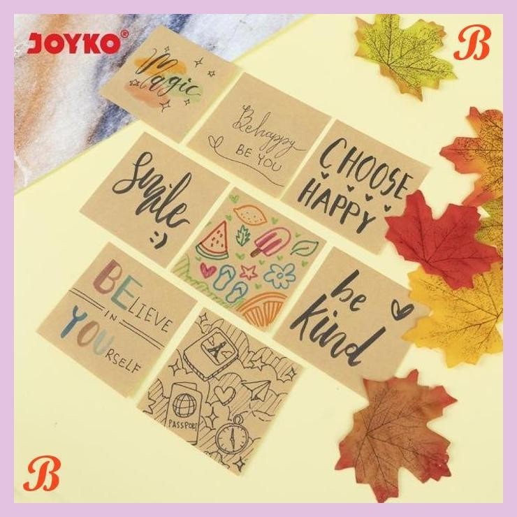 

| KG | JOYKO MEMO STICK BROWN KRAFT STICKY NOTES KERTAS MEMO JOYKO MMS-33